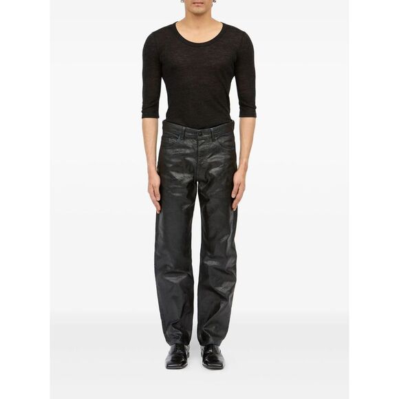 Mm6 Maison Margiela Black Denim - Regular & Straight-Leg Jeans Men